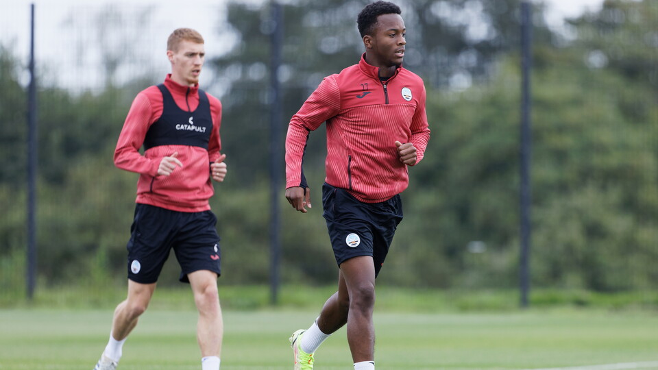 Training ahead of Hull City