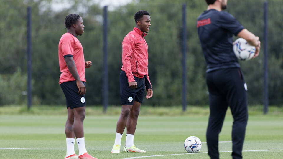 Training ahead of Hull City