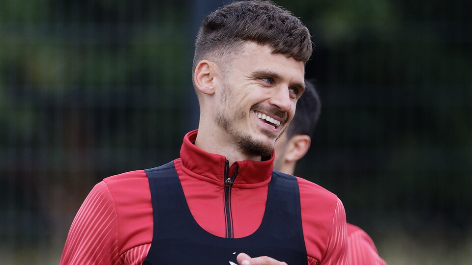 Training ahead of Hull City