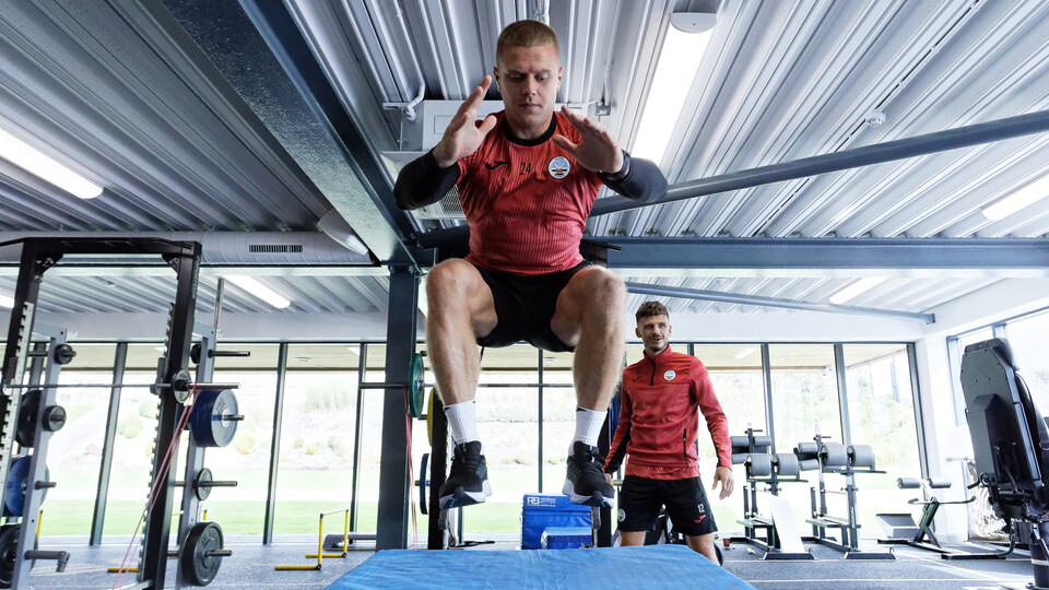 Training ahead of Hull City