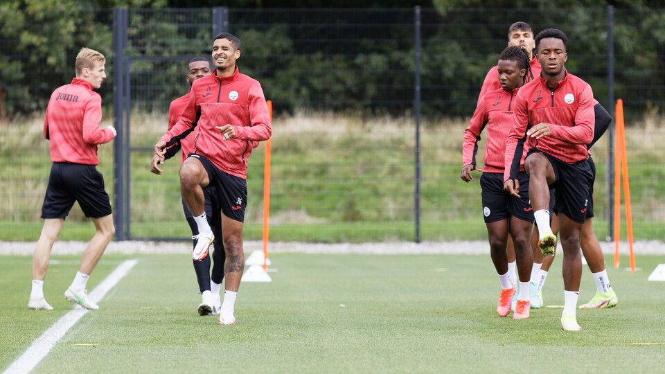 Training ahead of Hull City