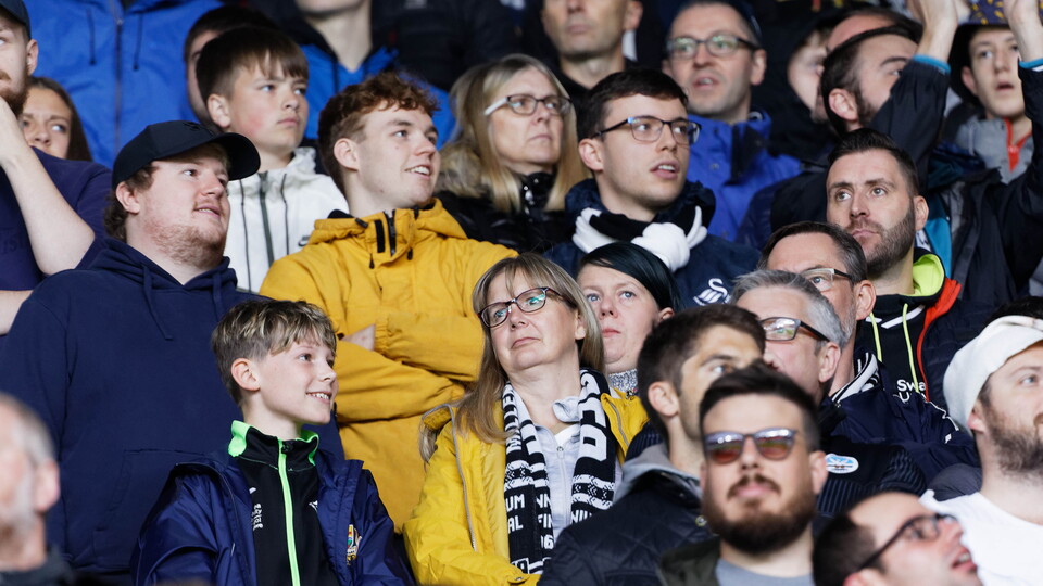 Swansea City supporters