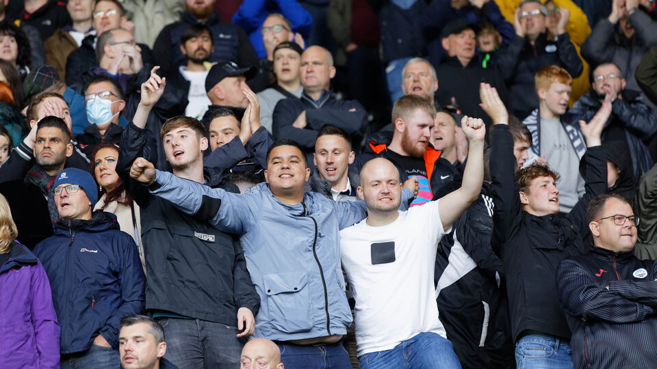 Swansea City supporters
