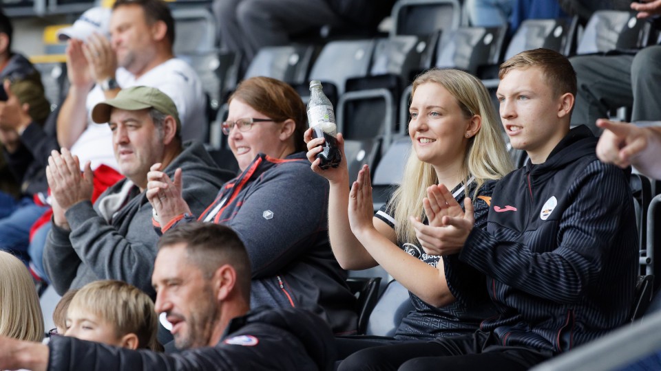 Swansea City supporters