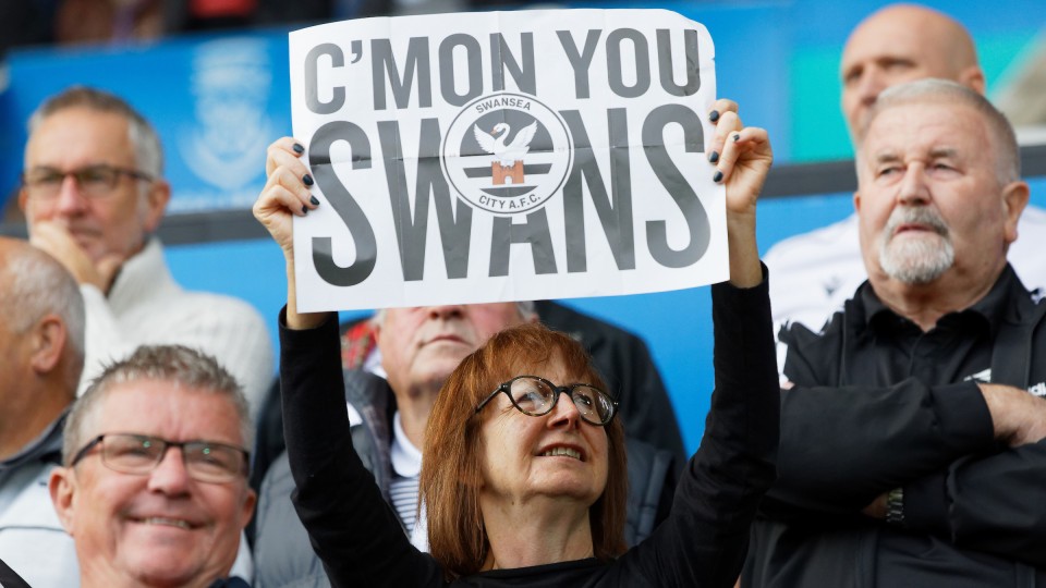 Swansea City supporters