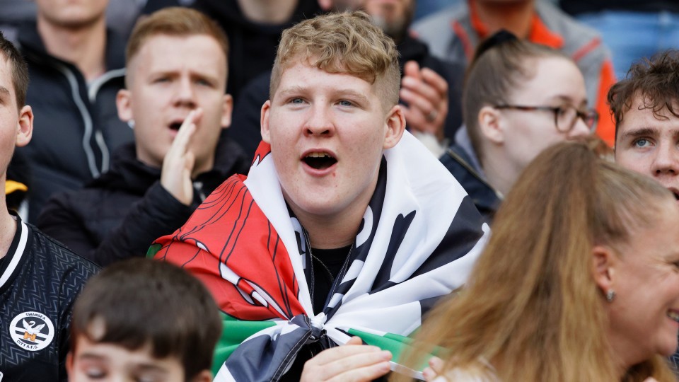 Swansea City supporters