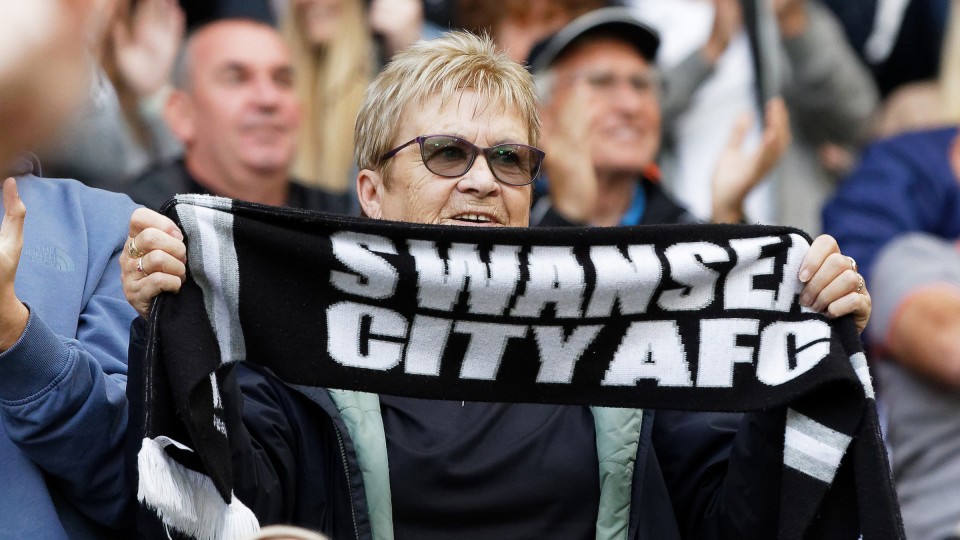 Swansea City supporters