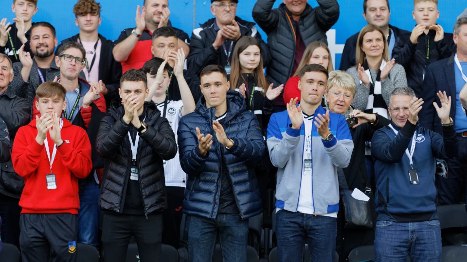 Swansea City supporters