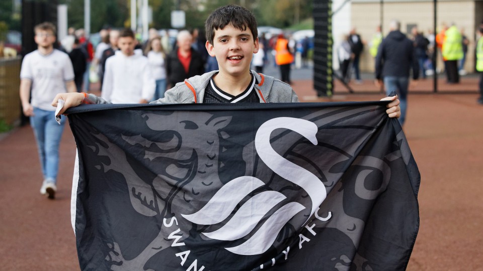 Swansea City supporters