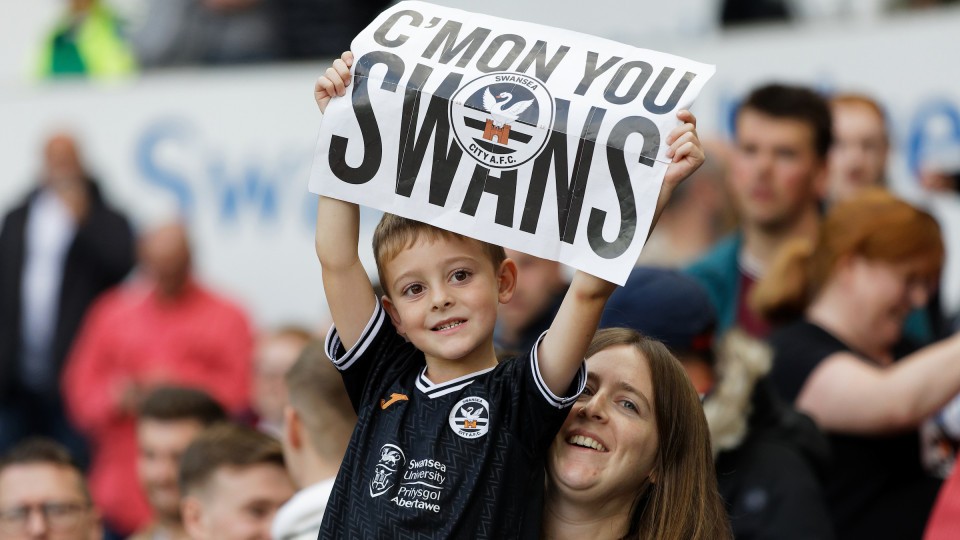 Swansea City supporters