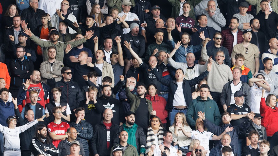 Swansea City supporters