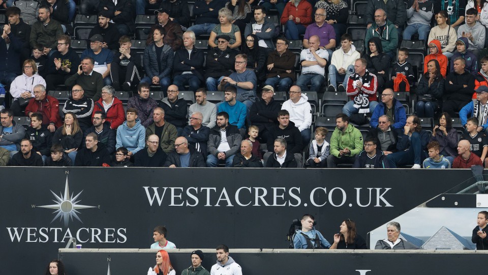 Swansea City supporters