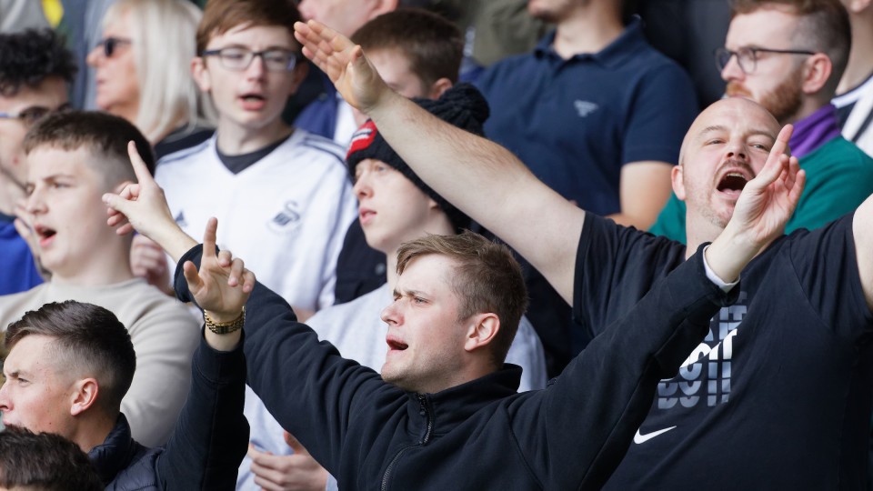 Swansea City supporters