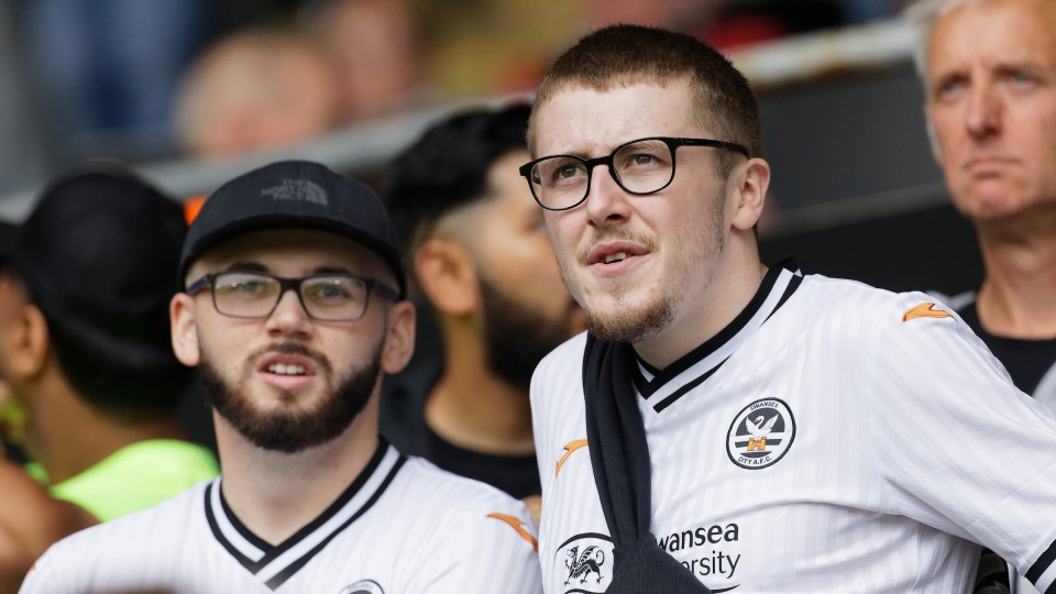 Swansea City supporters