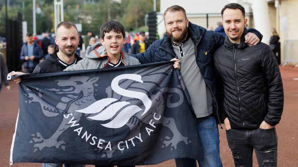 Swansea City supporters