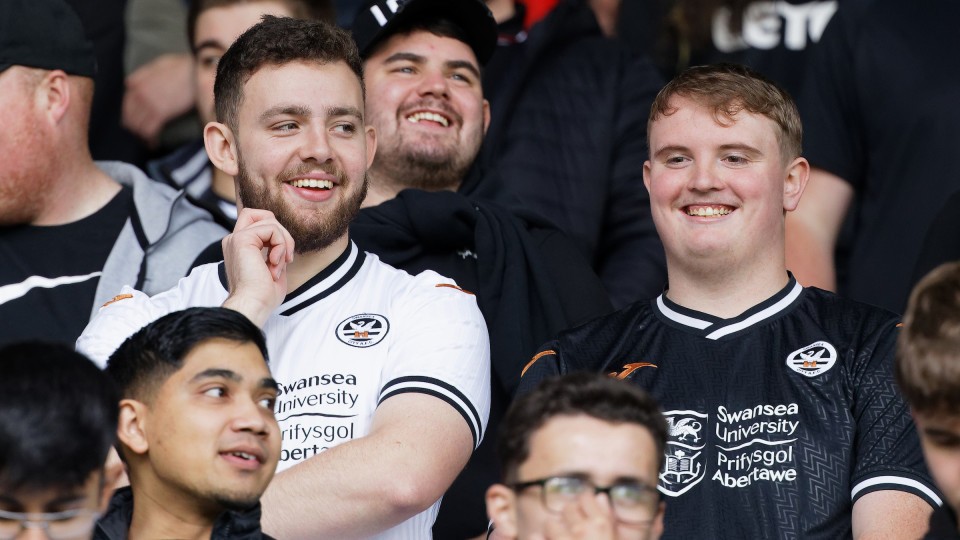 Swansea City supporters