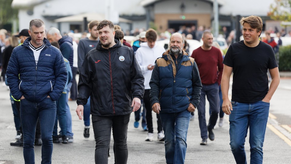 Swansea City supporters