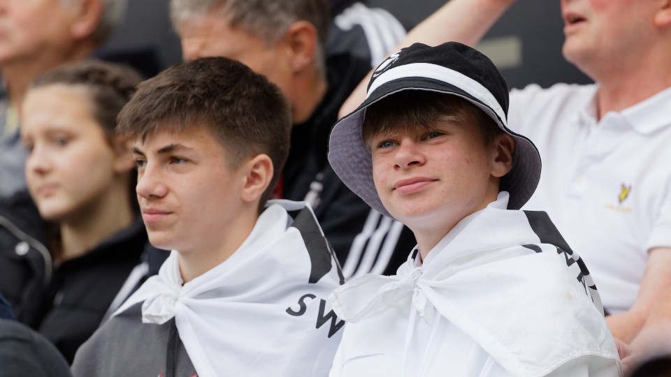 Swansea City supporters