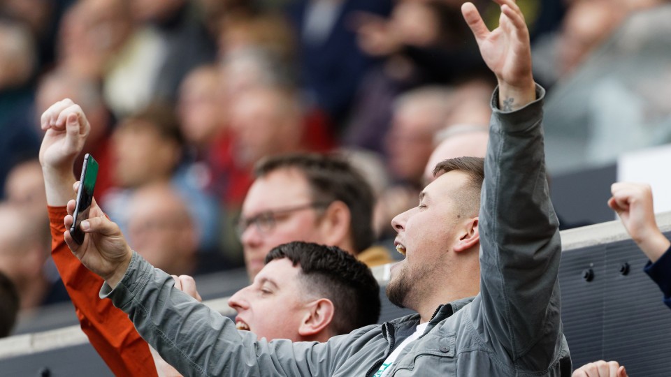 Swansea City supporters