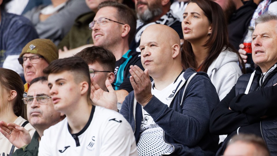 Swansea City supporters