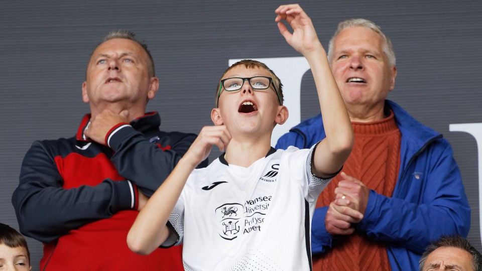 Swansea City supporters