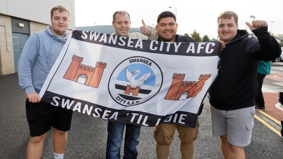 Swansea City supporters