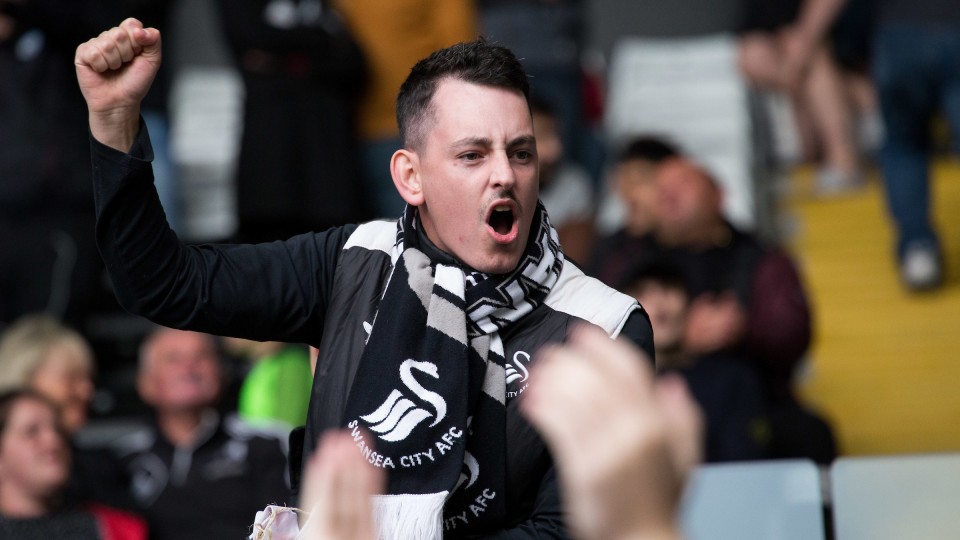 Swansea City supporters