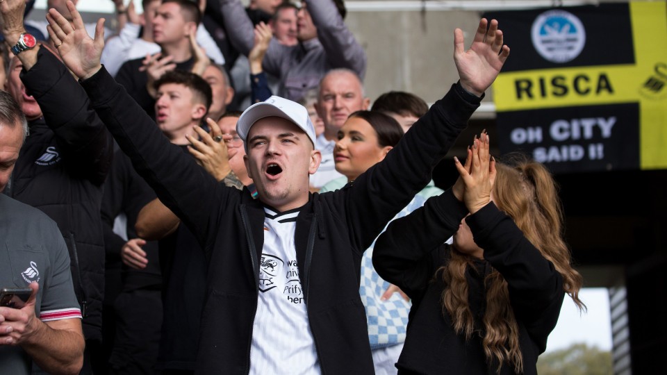 Swansea City supporters