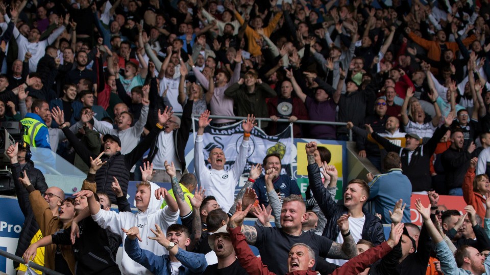 Swansea City supporters