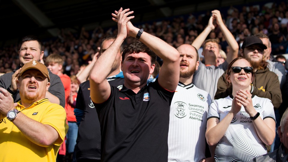 Swansea City supporters