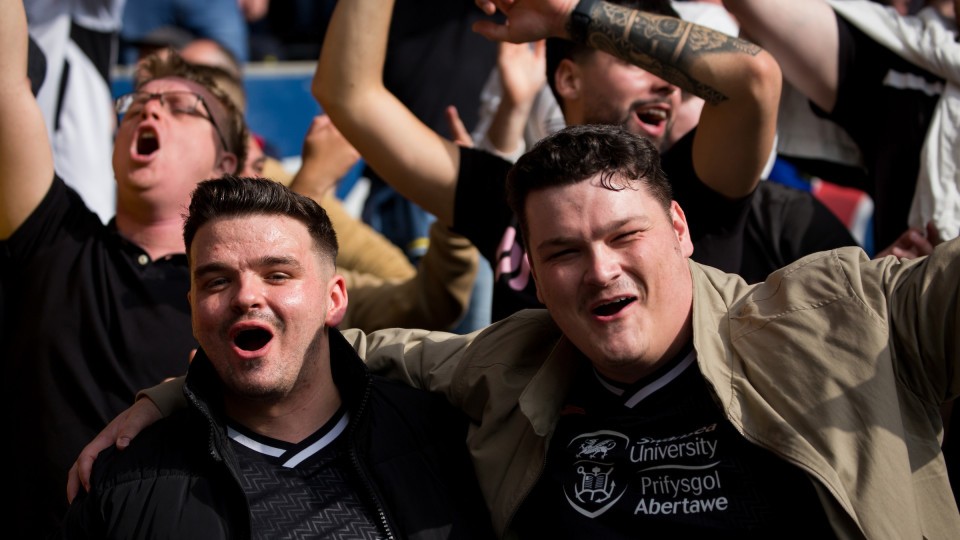 Swansea City supporters