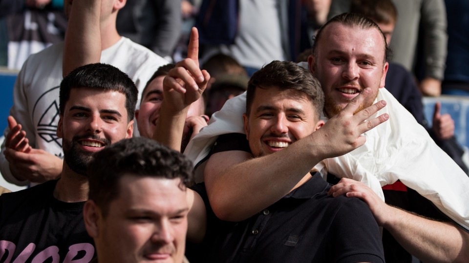 Swansea City supporters