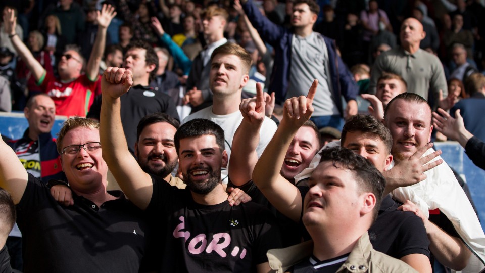 Swansea City supporters