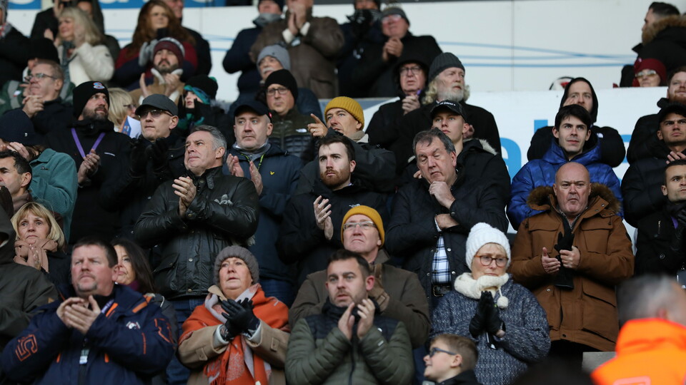 Swansea City supporters