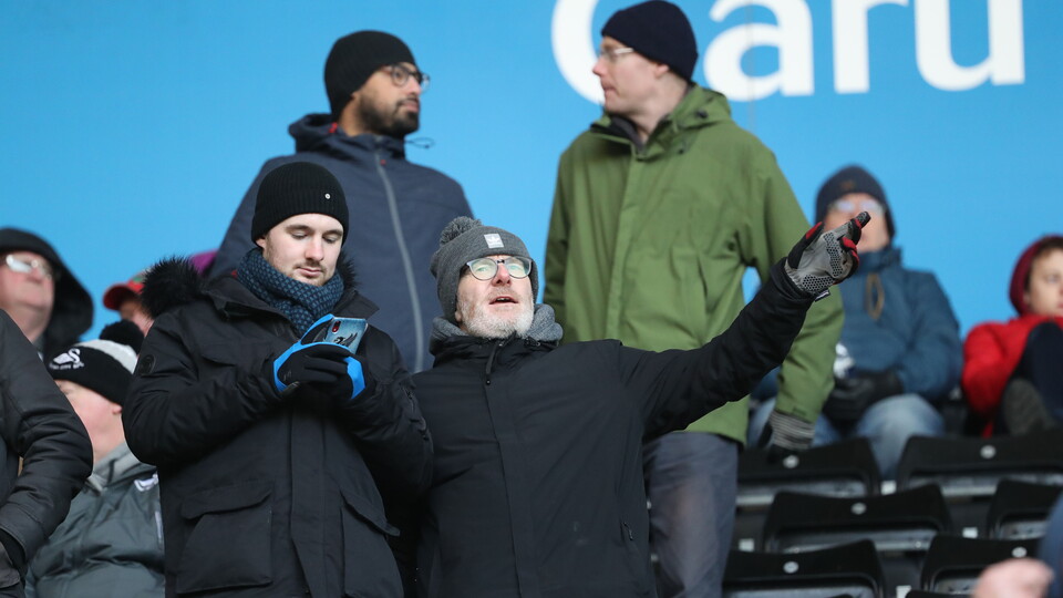 Swansea City supporters