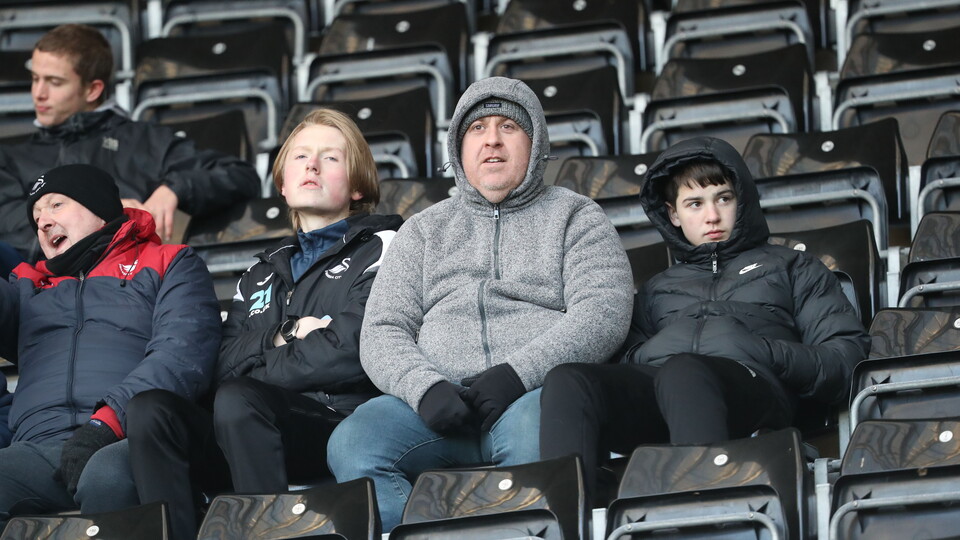 Swansea City supporters