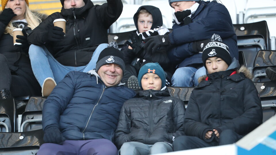 Swansea City supporters