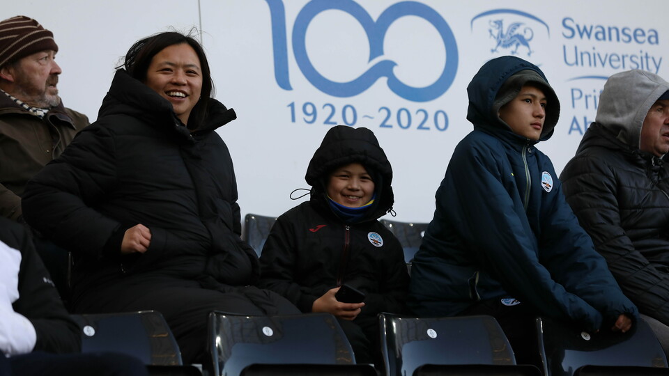 Swansea City supporters