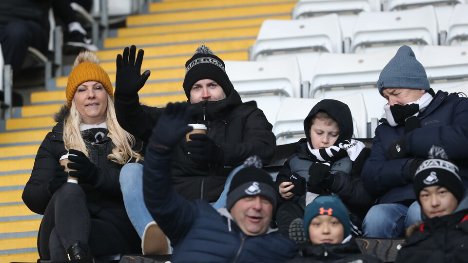 Swansea City supporters