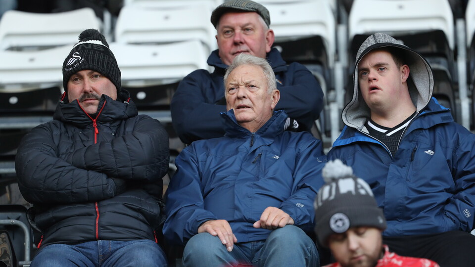 Swansea City supporters