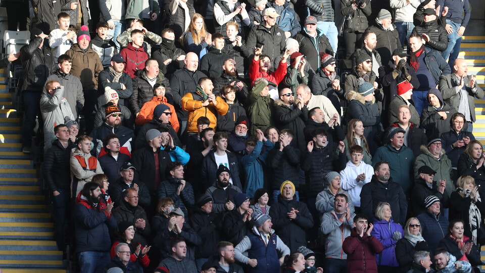 Swansea City supporters