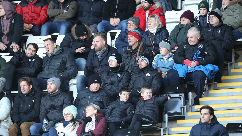 Swansea City supporters