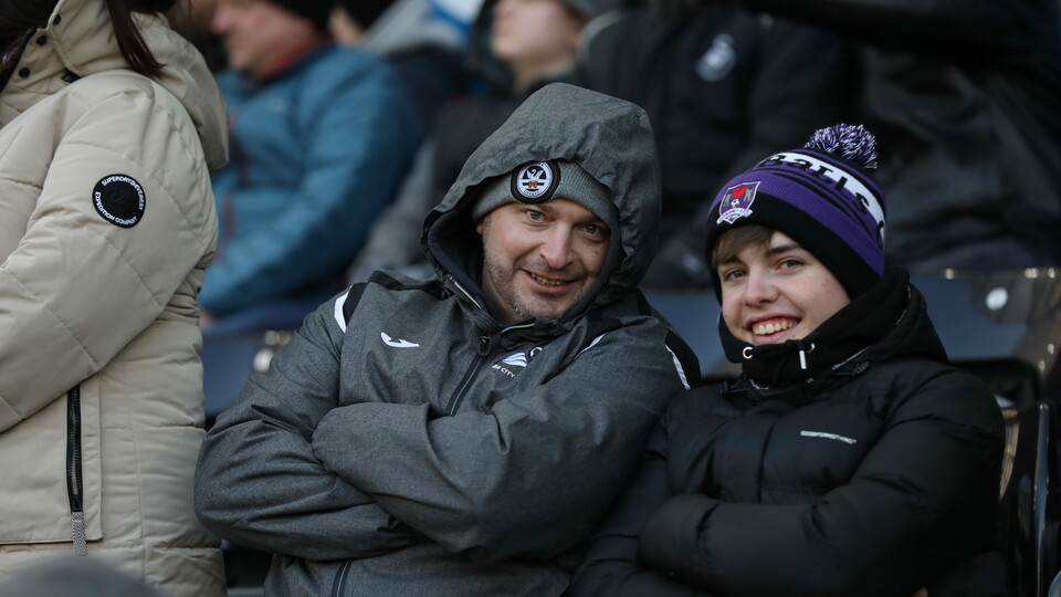 Swansea City supporters