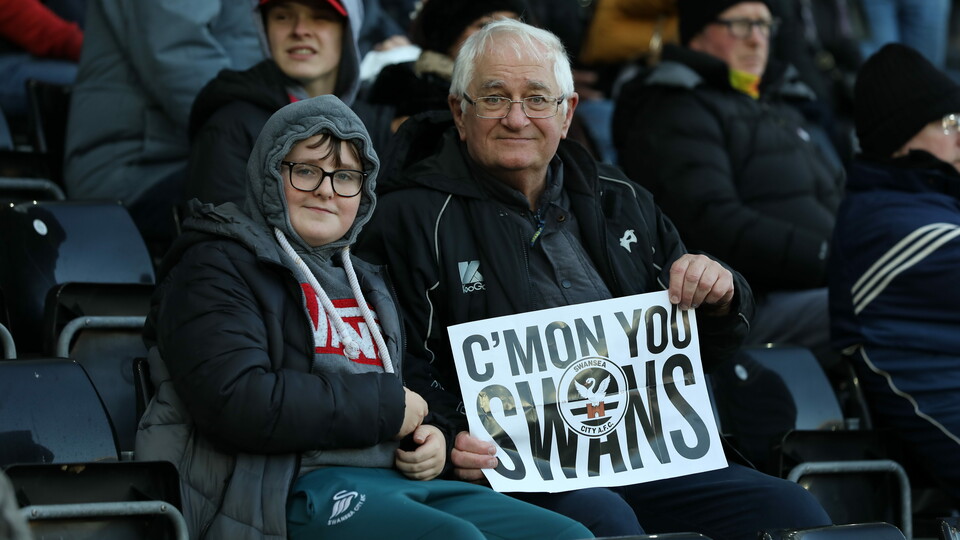 Swansea City supporters
