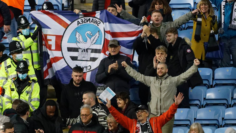 Swansea City supporters