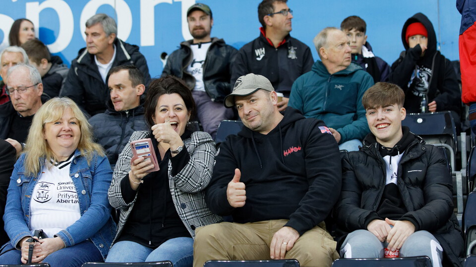 Swansea City supporters