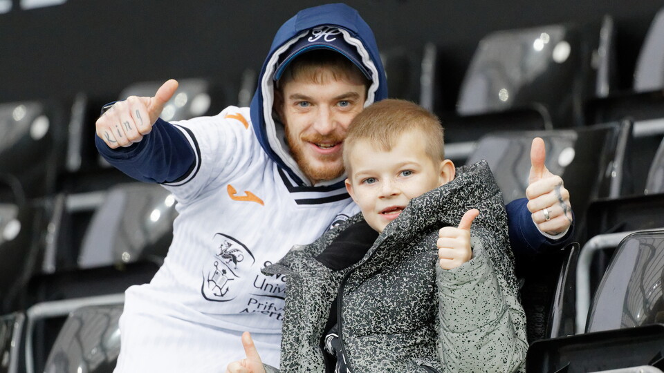 Swansea City supporters