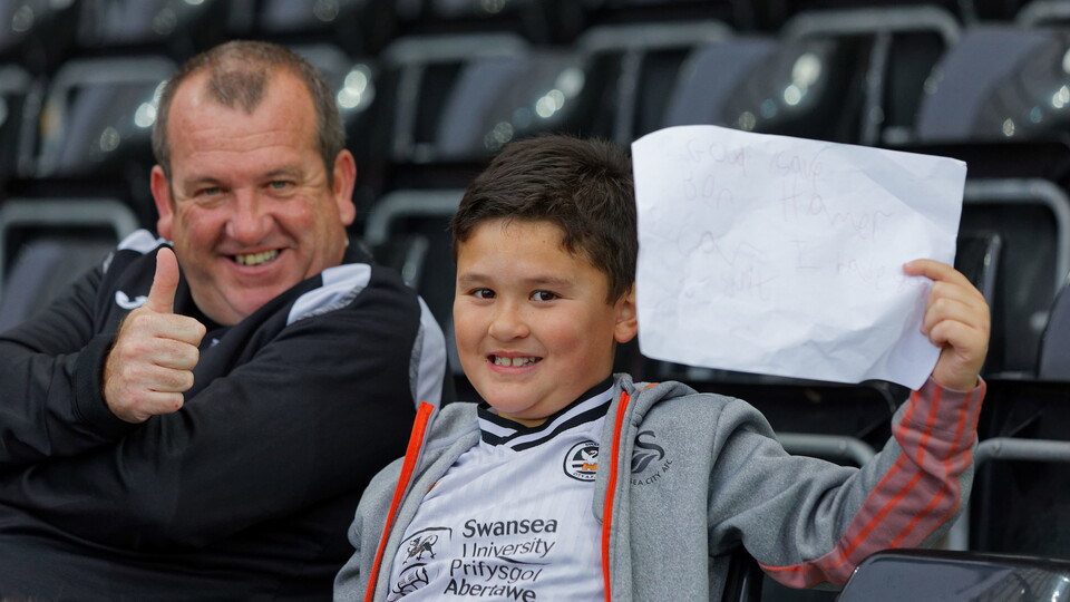 Swansea City supporters