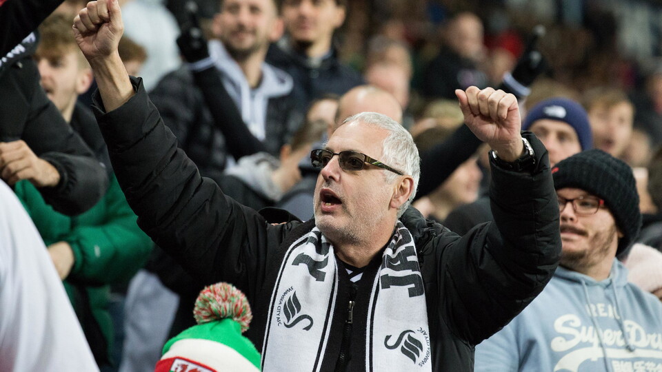 Swansea City supporters