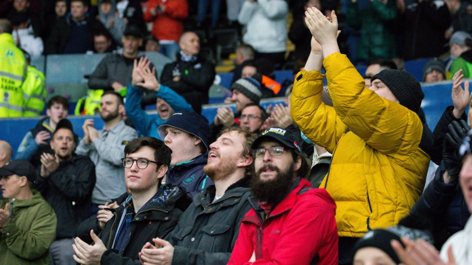 Swansea City supporters